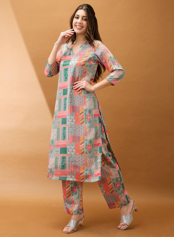 جلو باص طقم من بنطال وكورتا - Image 2