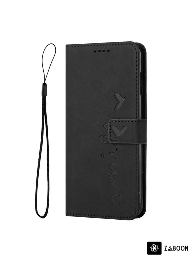 Zaboon - Protective Case For Tecno Pop 7 Pro Skin Feel Heart Pattern Leather - Image 1