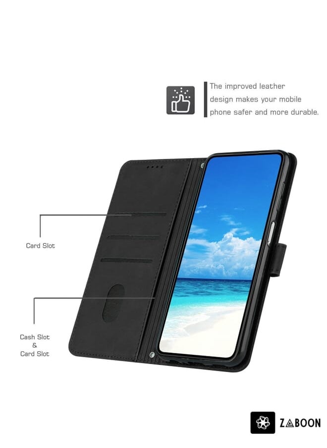 Zaboon - Protective Case For Tecno Pop 7 Pro Skin Feel Heart Pattern Leather - Image 1