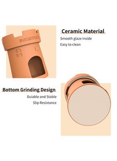Hi Pets Supplies Cartoon-Style Castle Cooling Ceramic Hamster Hideout – Durable, Stable, and Slip-Resistant Design with Smooth Glaze for Easy Cleaning – Ideal for Small Pets and Rodents  - Image 5