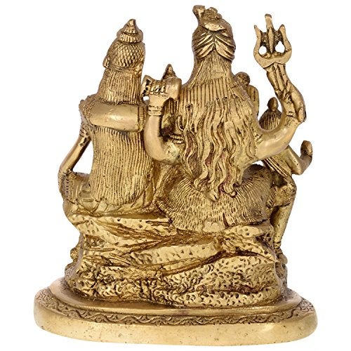 Aone India Shiva Family in Brass. - Image 3