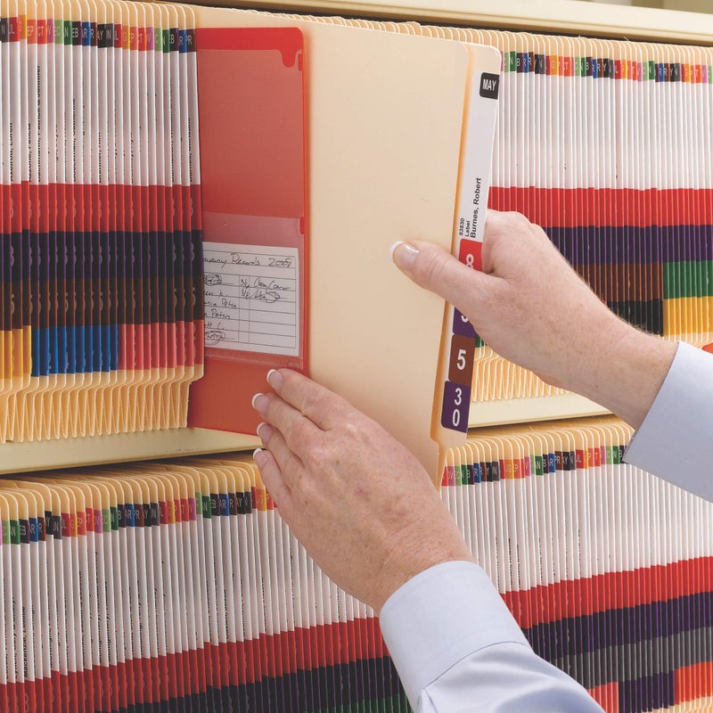 Smead End Tab Classification File Folder, 2 Dividers, 2" Expansion, Letter Size, Manila, 10 per Box (26835) - Image 5