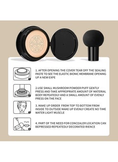 OSYA OSYA AIR CUSHION CC CREAM MOISTURIZE CONCEALER Foundation Makeup Base Primer CC Cream (01# IVORY)  - Image 3