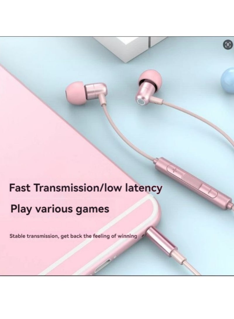 سماعات أذن رياضية سلكية جديدة تمامًا داخل الأذن (وردي) - Image 3