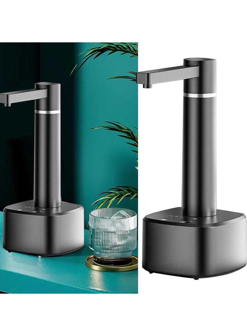 عربست Desktop Water Bottle Dispenser, Automatic Drinking Water Bottle Pump Smart Highly Efficient Electric Water Dispenser USB Charging Jug Pump for Home ﻿ (Black) - Image 3