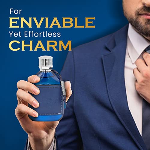 Dumont Nitro Blue Eau De Parfum - Uplifting Floral & Woody Fragrance - 3.4 Fl Oz - Image 5