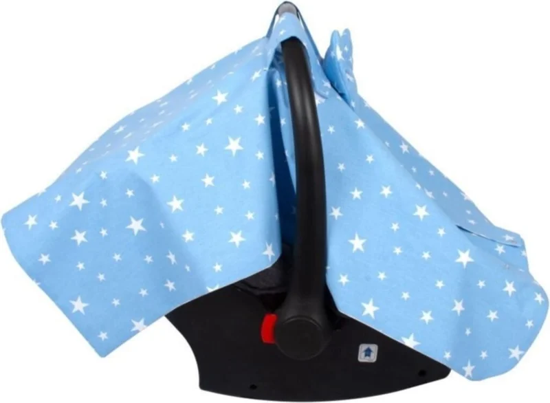 Sevi Bebe Sevi Baby Bow Baby Carrier Cover Blue Star Pattern