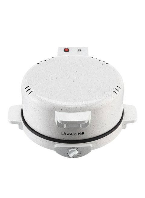 Arabic Bread Maker – Electric Flatbread Maker with Non-Stick Plate, Adjustable Temperature (120°C-240°C), Dual Heating Coils, Quick Preheating – Ideal for Pancakes, Saj, Roti,Tortillaو and Middle Eastern Bread
