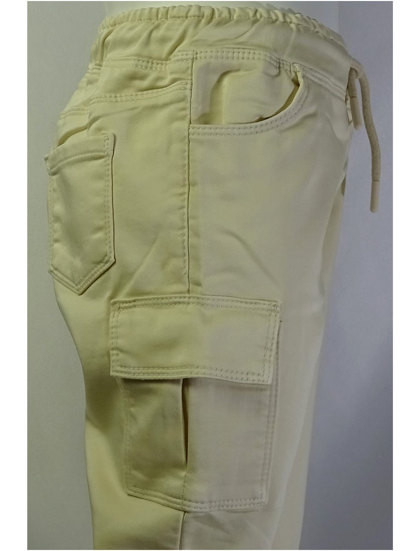 SHELTER - "Turkish made Kids' pants with an elastic waistband and multiple pockets from the Shelter 23021 collection" - Image 1
