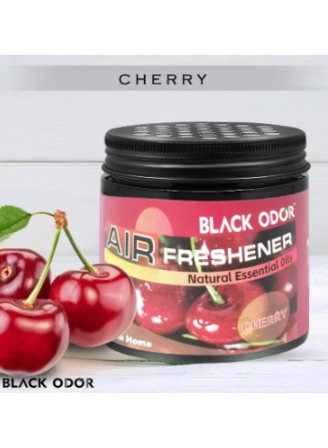 رائحة سوداء معطر جو للسيارة برائحة سوداء من CHERRY 180 جرامًا من الزيوت العطرية الطبيعية معطر جو للسيارة والمنزل BO03 - Image 2