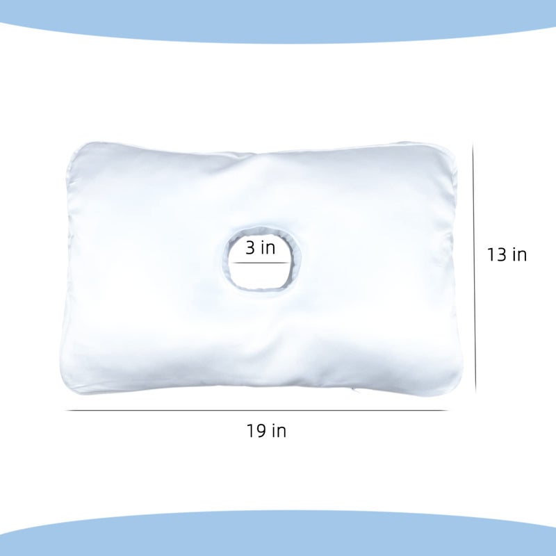 pinklilycare Pillow with a Hole for CNH and Ear Pain Ear Inflammation Pressure Sores Side Sleeping Pillow Ear Guard Pillow - Image 3