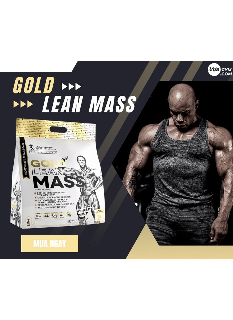 KEVIN LEVRONE - Kevin Levrone Gold Lean Mass 6kg Chocolate 30 Servings - Image 1