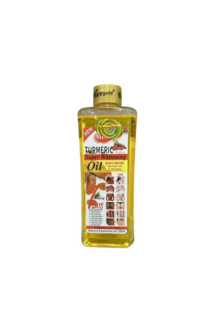 Veet gold Turmeric Face And Body Super Whitening Oil 300 ml - Image 2