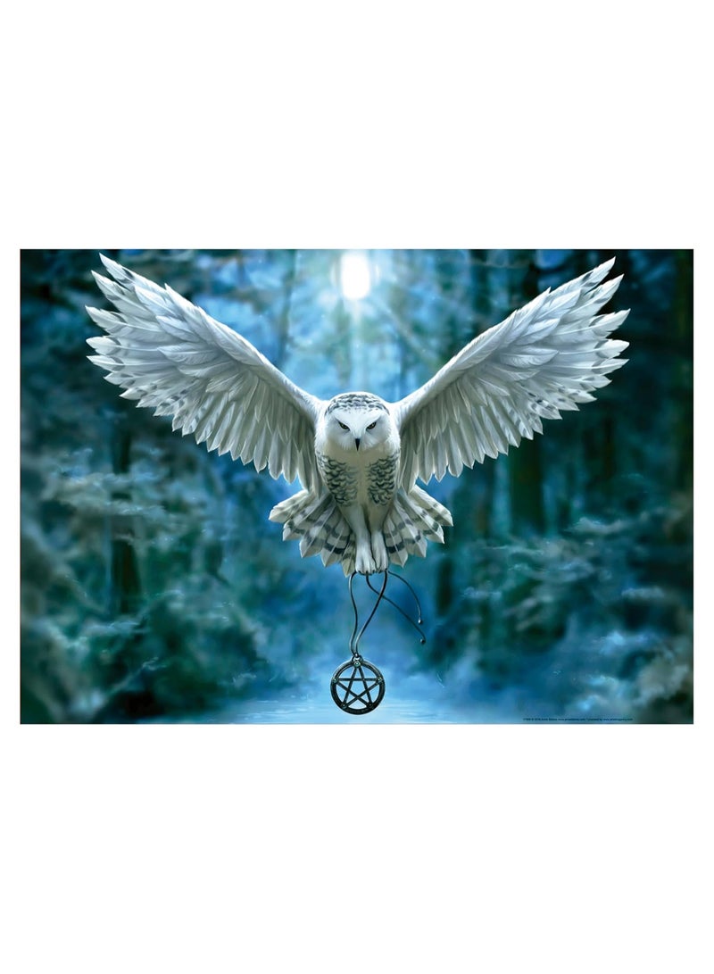 Educa - Magic Jigsaw Puzzle 500 Pieces for Adults and Children from 10 Years Snow Owl Fantasy - Image 2