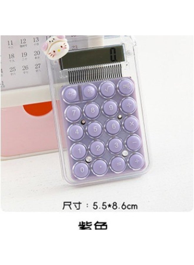 Cartoon Cute Kitten Calculator Portable Compact Mini High-looking Student Office Multi-function Computer