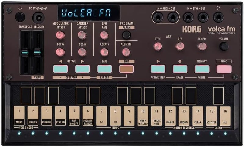 Korg Volca FM2 - Compact 6 Voice Digital FM Synthesizer and Sequencer - Image 1