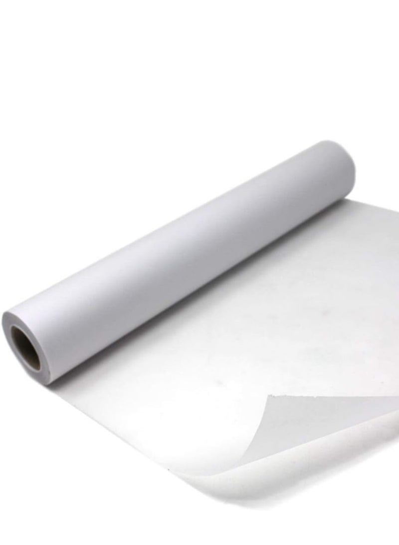 Terabyte Sketch' Tracing & Sketching Roll-63gsm, White, 29.7cm x 20m ( A3X20 METERS) LONG 20 metre long roll at A3 landscape height (297mm) - customise your sheet length - Image 1