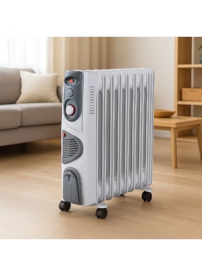 LC Oil Heater | 11 Fins | 2400W | Model DLC-36459 - Image 2