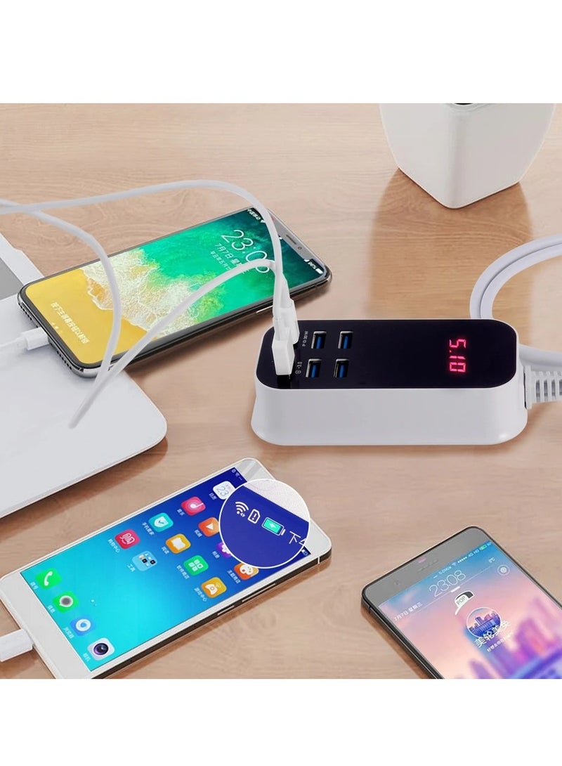 general Multiple USB PD Fast Charger 50W Travel Adaptor 6 Ports For iPhone Samsung - Image 3