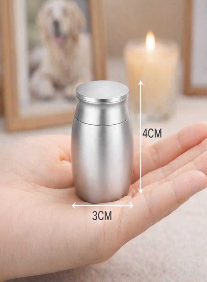 Mini Pet Urn for Dog and Cat Ashes, Cremation Memorial Keepsake, Plain Design Pet Ash Container - Image 3