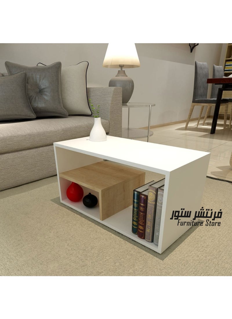 فرنتشر ستور ترابيزة قهوة - ارتفاع 40 سم - عرض 80 سم - عمق 40 سم ، من فرنتشر ستور.  - Image 2
