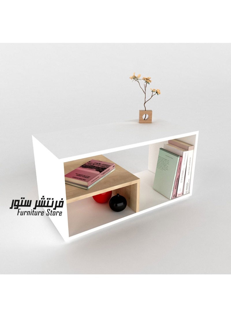 فرنتشر ستور ترابيزة قهوة - ارتفاع 40 سم - عرض 80 سم - عمق 40 سم ، من فرنتشر ستور.  - Image 1