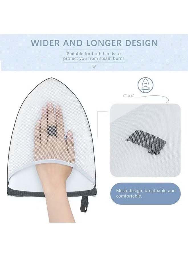 Garment Steamer Ironing Glove Waterproof Anti Steam Mitt with Finger Loop - Image 3