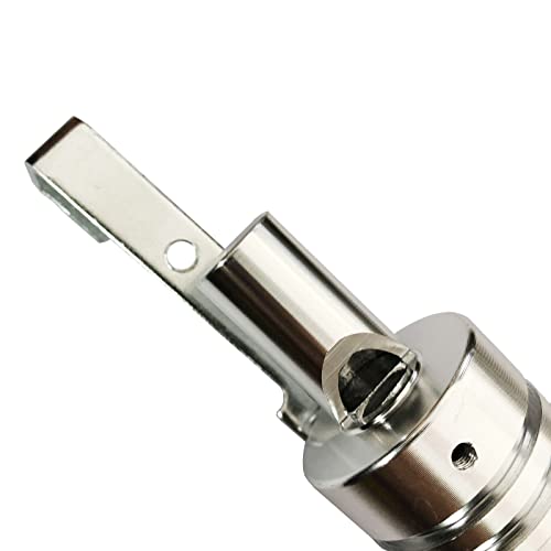 DEVMO 2pcs XL Size Aluminum Alloy Universal Turbo Sound Exhaust Muffler Pipe Whistle Car Roar Maker Silver Tone - Image 2