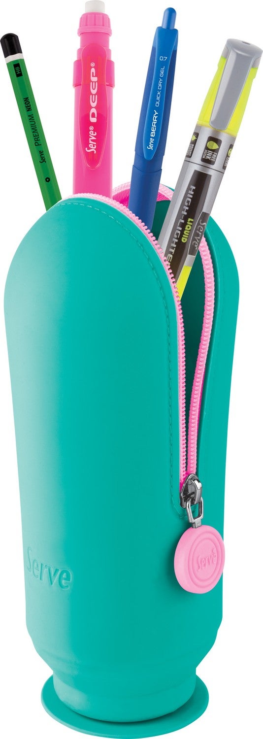 Serve Hoop Vacuum Pencil Case - Mint Green  - Image 4