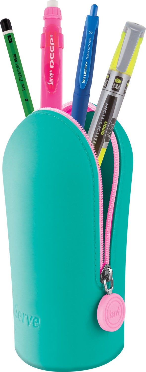 Serve Hoop Vacuum Pencil Case - Mint Green  - Image 5