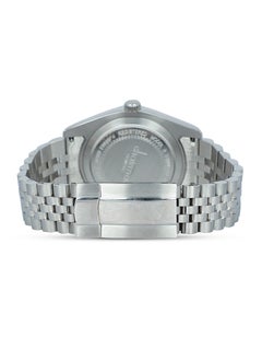 Chairman GENEVE Men's Silver Stainless Steel Wrist Watch with Mint Green Dial and Arabic Numbers  - Image 3