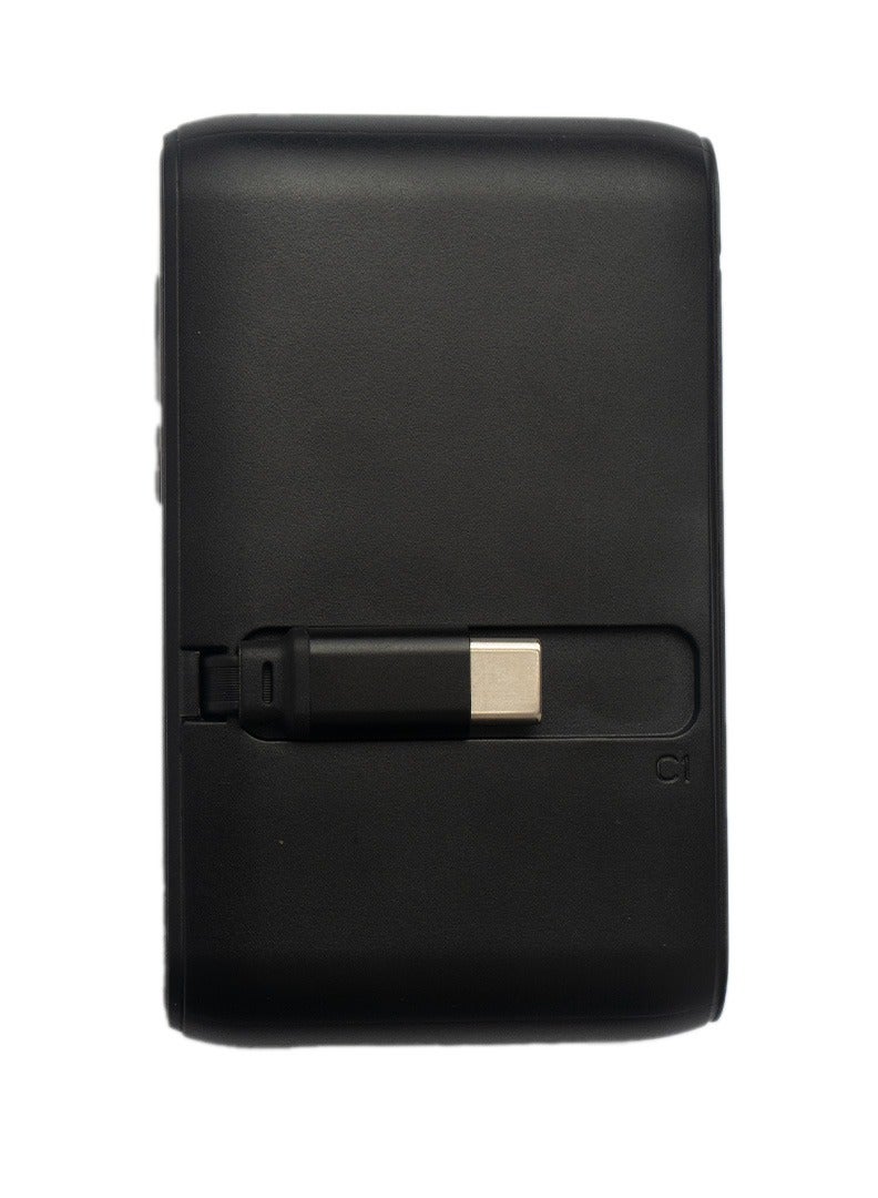 JEEBEL 65W Multi-Port Universal Travel Adapter – Built-in USB-C cable and 2 USB-C + 2 USB-A ports for all-in-one charging - Image 4