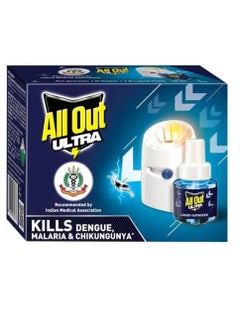 All Out Ultra Liquid Vaporiser Mosquito Repellent Starter Pack, 45 ml Machine + Refill