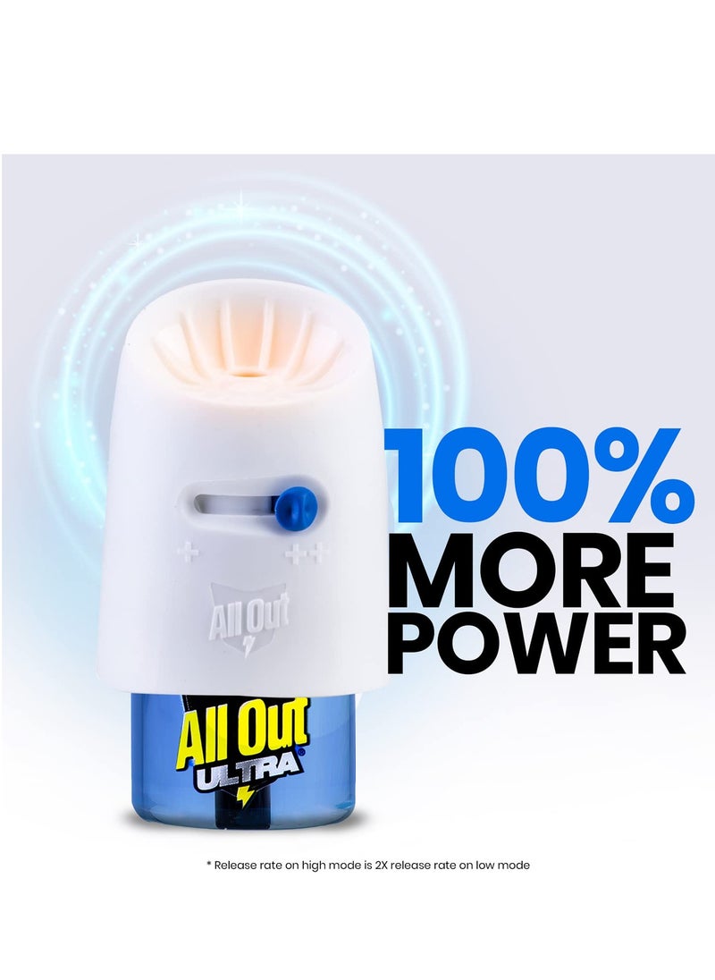 All Out - All Out Ultra Liquid Vaporiser Mosquito Repellent Starter Pack, 45 ml Machine + Refill - Image 1
