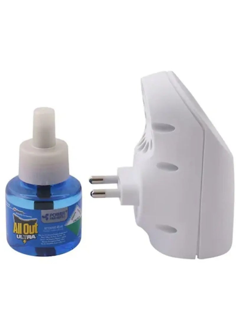 All Out - All Out Ultra Liquid Vaporiser Mosquito Repellent Starter Pack, 45 ml Machine + Refill - Image 1