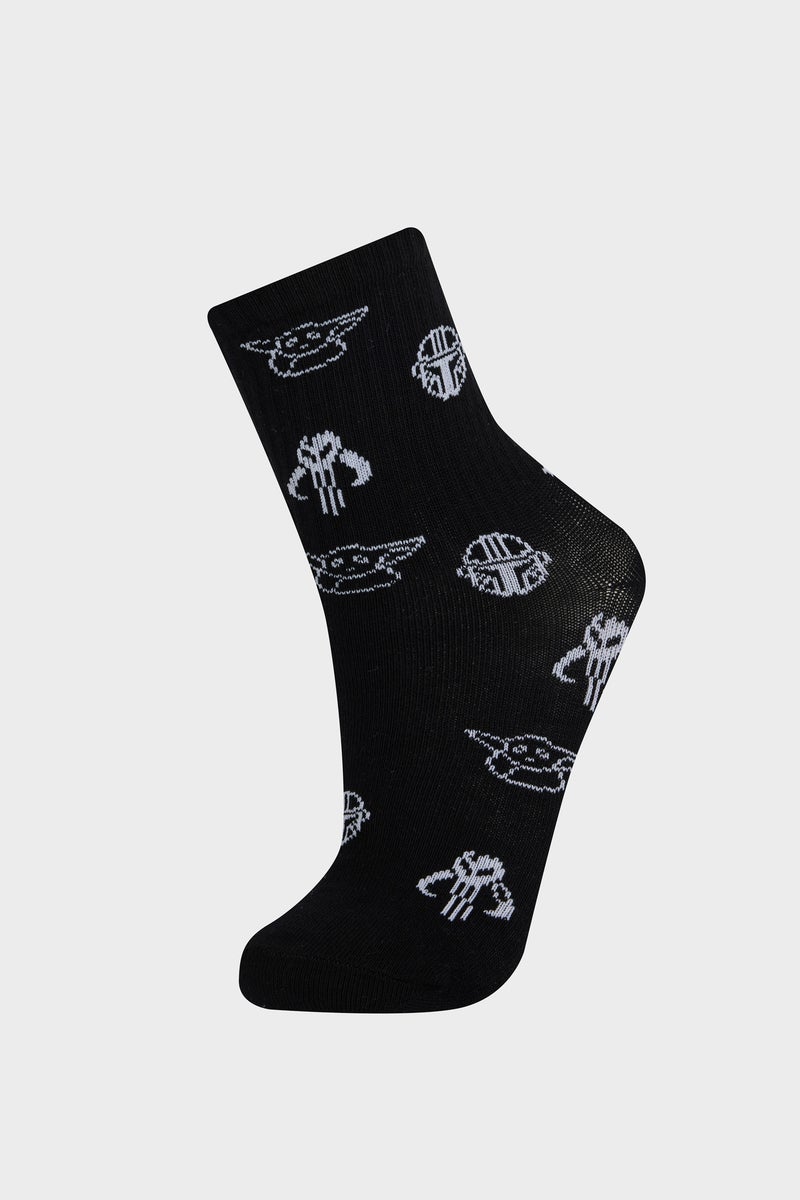 DeFacto White Boy High Cut Socks Casual - Image 3