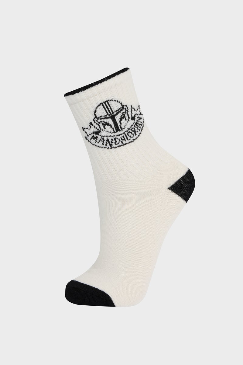 DeFacto White Boy High Cut Socks Casual - Image 2