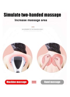 iCare iCare Handheld Back Massager with Heat,Deep Tissue Percussion Massager, Dual Pivoting Heads, Rechargeable Hand Held Massager for Neck, Back Shoulder,Legs  - Image 5