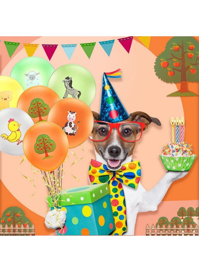 Gejoy 40 Pcs Farm Animal Balloons 12 Inch Chicken Cow Pig Sheep Latex Balloons for Farm Animal Farmhouse Kids Birthday Baby Shower Party Indoor Outdoor Decorations - Image 5
