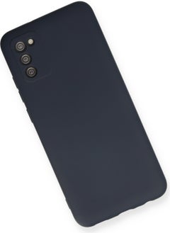 HappyCase A02S Case Nano Velvet Silicone Inside - Navy Blue  - Image 3