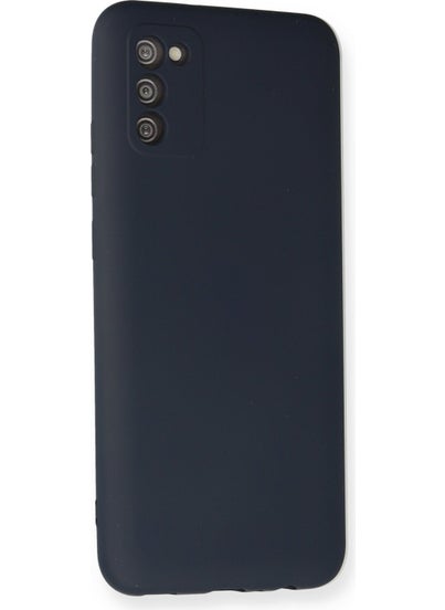 HappyCase A02S Case Nano Velvet Silicone Inside - Navy Blue  - Image 2