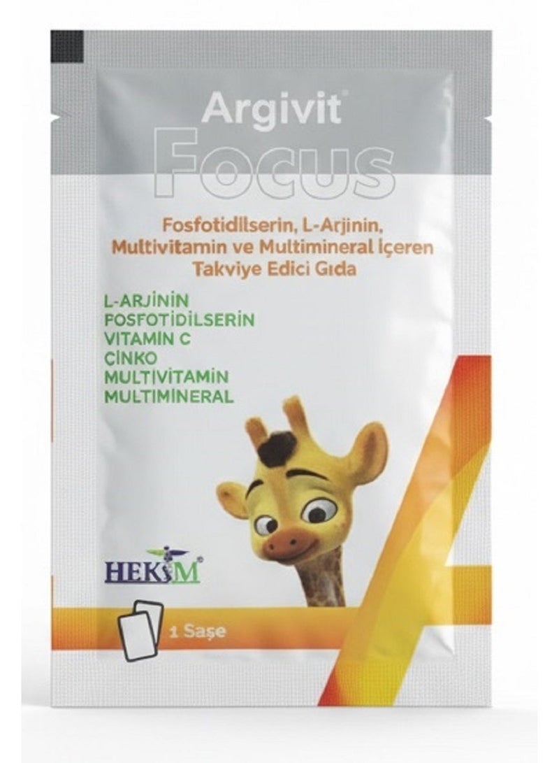 ارجيفيت فوكس 30 ظرف بطعم البرتقال متعدد الفيتامينات لزيادة الطول والتركيز لدى البالغين 30 ظرف - Image 3