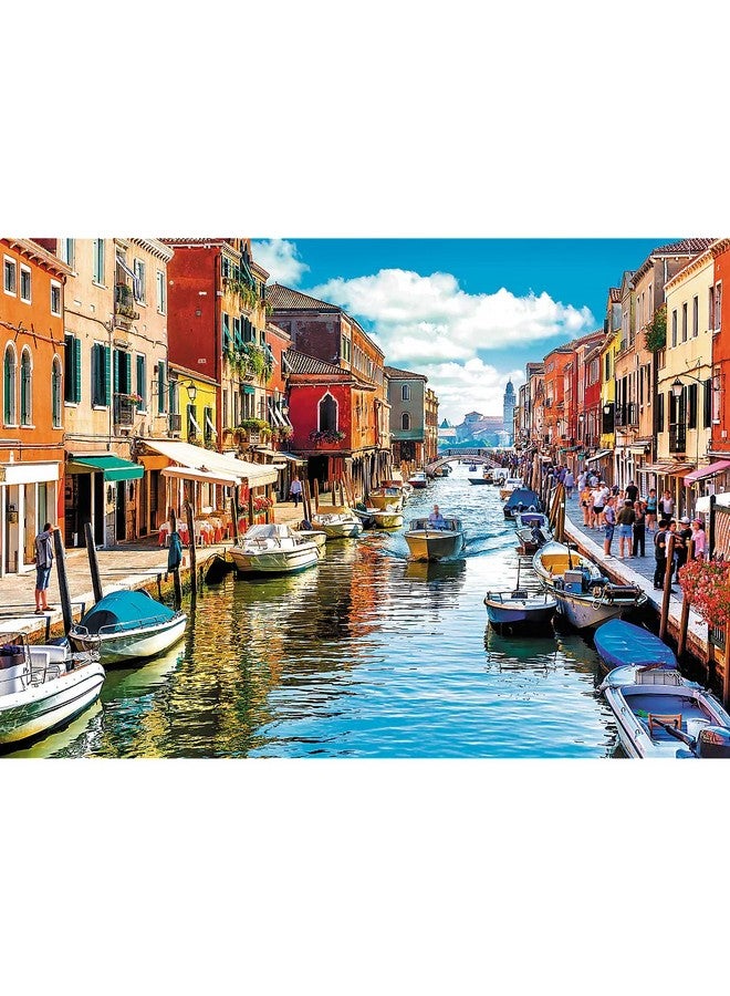 تريفل لعبة تركيب الصور المقطوعة من تريفل، جزيرة مورانو، البندقية، 2000 قطعة، مطبوعة باللون الأحمر، مقاس 38×27 بوصة، لعبة تركيب الصور المقطوعة بنفسك، متعة إبداعية، لعبة كلاسيكية للبالغين والأطفال من سن 15 عامًا - Image 2