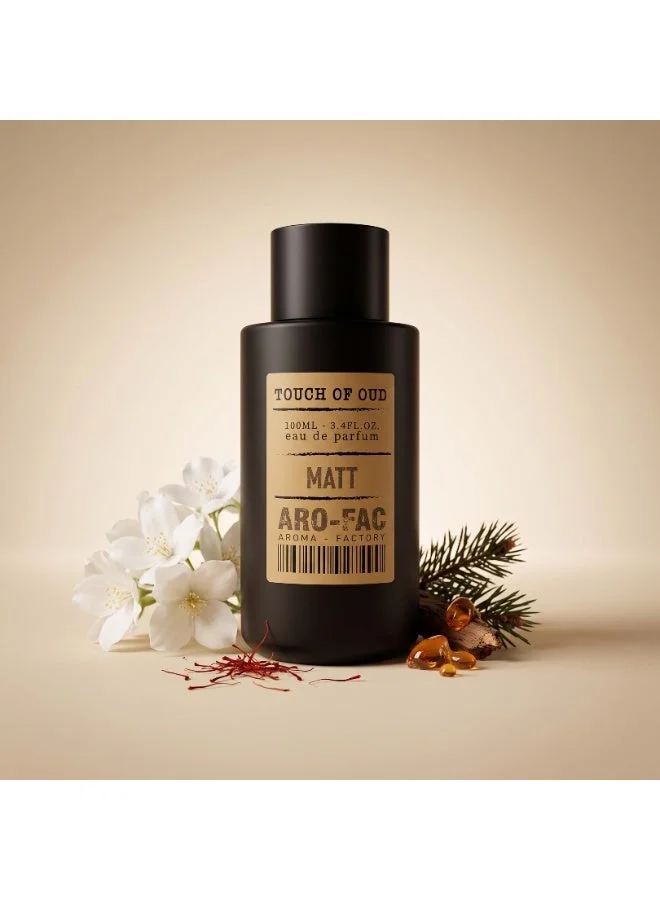 عطور ايه ام دي عطر أرو فاك مات تاتش أوف عود من إيه إم دي بيرفيومز، عطر للجنسين، ماء عطر (EDP) 100 مل