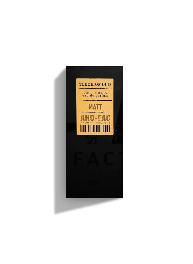 AMD Perfumes  Aro Fac Matt Touch of Oud By AMD Perfumes Unisex Fragrance Eau de Parfum EDP 100ml  | Best Price UAE