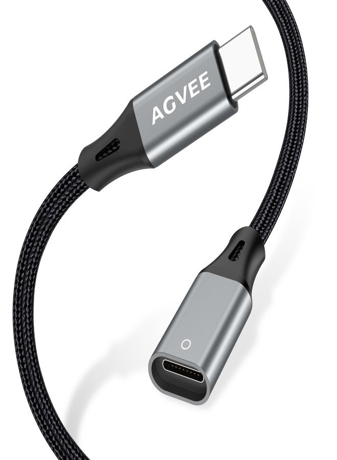 AGVEE 1.5ft USB-C Male to Lightning Female Charging Adapter Cable for Apple Pencil 1st Generation, Enables iPencil Gen 1 Match iPad with USB-C Port(Not Plug & Play, Need Extra Steps), Dark Gray - Image 1