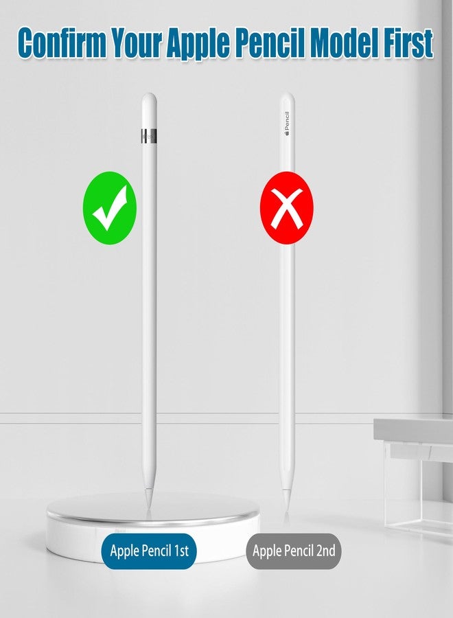 AGVEE 1.5ft USB-C Male to Lightning Female Charging Adapter Cable for Apple Pencil 1st Generation, Enables iPencil Gen 1 Match iPad with USB-C Port(Not Plug & Play, Need Extra Steps), Dark Gray - Image 3