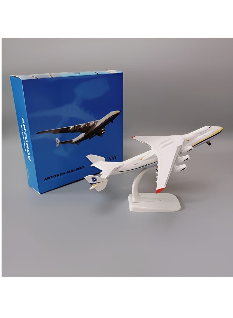1/400 Scale 20cm Antonov AN-225 Mriya Diecast Metal Aircraft Model | Highly Detailed Collectible with Display Stand - Image 5