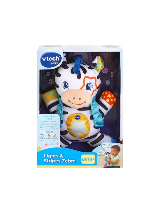 vtech Lights & Stripes Zebra Soft Toy  - Image 2