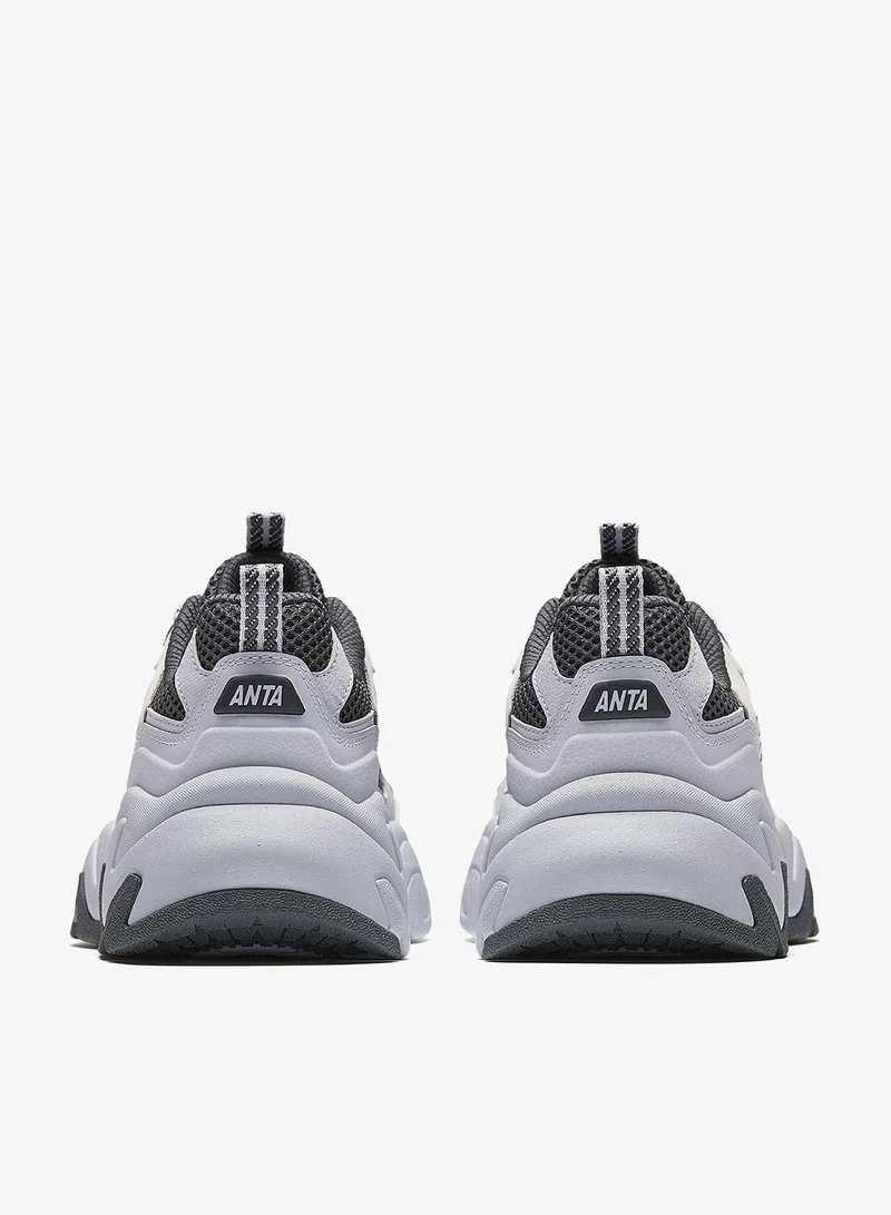 ANTA D.Grey/Grey Women’s Chunky Sneakers – Cushioned Platform Casual Shoes for Everyday Wear for Women | Best Price UAE